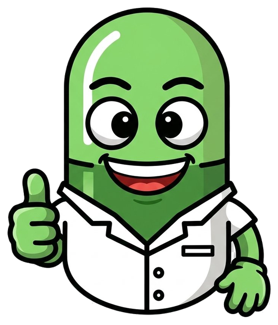 Gely, la mascotte de Pharma Toolkit, formée par les modules de la suite officinale